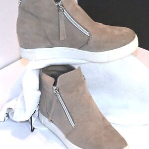 GIRLS  STEVE MADDEN Tan High-Top Sneakers